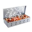 Bbqcuker Grill Smoker Box, Stainless Steel Food Safe, Works With Wood Chips S.... Fixed Price $22.35.