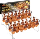 Triceratops 2 Packs Grill Rack, Chicken Leg And Wing 14 Slots Bbq. Fixed Price $22.36.
