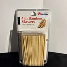 Jacent 4 Inch Appetizer Bamboo Skewers. 300 Count Per Pack, 1-PACK. Fixed Price $10.00.