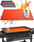 Kitchen Perfection 36" Silicone Griddle Cover Blackstone Rust-proof Orange. Fixed Price $14.99.