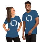 Enso Zen Buddhism Artistic Brush Stroke Short-sleeve Unisex T-shirt. Fixed Price $22.50.