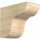 Ekena Millwork RFT06X10X12CAR00RDF Carmel Rough Sawn Rustic Wood Rafter Tails'. Fixed Price $66.99.