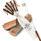 Smores Sticks, Set Of 6 Marshmallow Roasting Extendable Stainless Steel. Fixed Price $28.70.