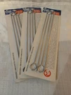 Good Cook 12-INCH Metal Skewers, Three 4 Count Packages New. Fixed Price $12.00.