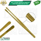 Gold Kitchen Tweezer 10 Rounded Bbq Grill Plating Long Food Tongs Chef Diy Tool. Fixed Price $13.90.