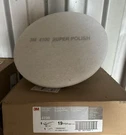 3M/COMMERCIAL Tape Div. 08483 Super Polish Floor Pad 4100, 19", White, 5. Fixed Price $44.88.
