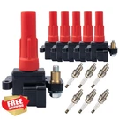 Gagolcar Ignition Coil And Spark Plug Set 6 UF287. Fixed Price $133.59.