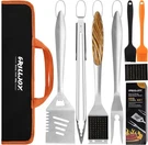 Grilljoy 8PCS Heavy Duty Bbq Tools Set With Extra Thick Spatua. Fixed Price $36.99.