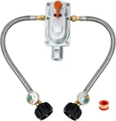 Skyflame 2-STAGE Auto Changeover Propane Gas Rv With 2PCS 12" Hose. Fixed Price $90.32.
