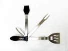 Camp Cooking Multi-tool Utensil Set, Alpha Outpost, Spatula,fork, Basting Brush. Fixed Price $9.95.