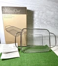 Pampered Chef Bbq Grill Basket 2707 Stainless Steel Mesh With Box Insert. Fixed Price $16.99.