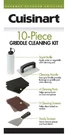 Cuisinart 10-PIECE Griddle Cleaning Kit, Free Shipping, Gourmet Outdoor Grilling. Fixed Price $14.88.