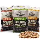 Wood Smoker Chips Variety Pack - Apple, Mesquite & Hickory For Bbq, Grilling, Ca. Fixed Price $69.99.