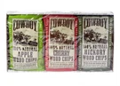 Cowboy Bbq Natural Wood Chips 3 Pack Variety Apple Cherry Hickory Smoking. Fixed Price $19.00.