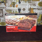 Brinkmann Rack Bbq Barbecue Outdoor Grilling Holds 6 Slabs Of Ribs. Fixed Price $14.00.