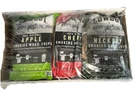 Variety Set Of 3 Charcoal Apple/hickory/mesquite Wood Chips 180 Cu. In. Bag. Fixed Price $21.99.