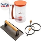 1543 Outdoor Griddle Breakfast Preparation Kit With Pancake Batter Dispenser,. Fixed Price $38.78.