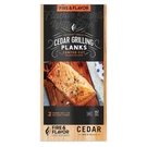 Fire & Flavor Cedar Grilling Planks (11" X 5.5") Pack Of 2. Fixed Price $5.95.