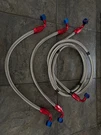 6AN Stainless Braided Cpe Fuel Hose Oil Cooler Line With Fitting. Fixed Price $32.76.