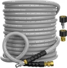 Navoheven 3/8" Pressure Washer Hose 4800 Psi, Kink Resistant 50FT, Gray. Fixed Price $99.99.