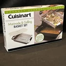 Cuisinart CMT-200 Marinade & Grilling Basket Set 12.5 7.6 X2.25 New Box. Fixed Price $49.95.