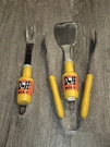 The Simpsons Duff Bbq Tool Set Homer (2003) Fork, Tongs, Spatula Vintage. Fixed Price $43.77.