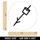 Marshmallow On Stick S'mores Camping Doodle Self-inking Rubber Stamper. Fixed Price $13.99.