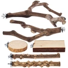 Limio 6-PIECE Bird Perch Set Natural Wood Grape Sticks, Paw Grinding. Fixed Price $38.06.
