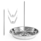 Pastor Skewer For Grill, Stainless Steel Brazilian Vertical Spit Stand Wit.... Fixed Price $61.47.