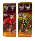 4 Stainless Steel Bobby Flay Kebab Skewers Beef Chicken Grill Bbq New Box Damage. Fixed Price $8.46.