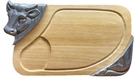 Vintage The Cellar Bull Handles On Hardwood Serving Tray Board 20. Fixed Price $50.00.