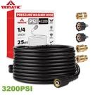 Yamatic 3200 Psi High Pressure Washer Hose 1/4" M22-14MM, 3/8" Quick Connectors. Fixed Price $38.63.