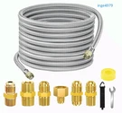 36FT High Pressure Braided Propane Hose Extension Kit For Grill Heater Fire Pit. Fixed Price $50.99.