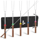 Unco Marshmallow Roasting Sticks, 32 5 Pack, Dark Brown Wooden Handle, Exte.... Fixed Price $14.02.