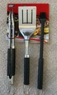 Weber 3PC Precision Grill Tool Set Stainless Steel W/ Black Silicone Handles. Fixed Price $29.00.
