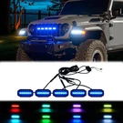 Maiker Rgb Led Grille Lights Compatible With 2024-2025 Jeep Wrangler Jlu J.... Fixed Price $85.27.