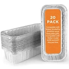 20 Pack Grill Drip Pans, Aluminum Foil Grease Catcher Cup Liner Comp.... Fixed Price $46.25.