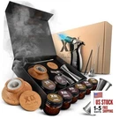Cocktail Smoker Kit - 8 Wood Chips 4 Flame Jet Torch Old Jars. Fixed Price $84.22.