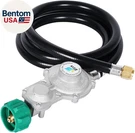 5FT Two Stage Propane Regulator With Hose, Dual QCC1/TYP. Fixed Price $53.71.