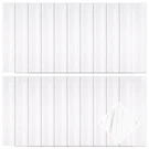 20 Pack White Foil Fringe Curtains 3.2FT X 9.8FT Backdrop Metall.... Fixed Price $48.05.