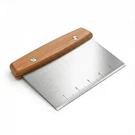 Wanrhdzs Dough Cutter, Kitchen Scraper, Food Multipurpose Wood. Fixed Price $9.90.