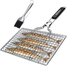 Penobon Fish Grilling Basket Folding Portable Stainless Steel Bbq. Fixed Price $26.76.