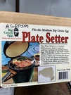 Big Green Egg Ceramic Plate Setter Heat Deflector For Medium - New. Fixed Price $59.90.