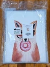 Stupell Fox Holding Donut Wearing Glasses Gray Farmhouse Rustic Frame 1450OF2058. Fixed Price $16.00.