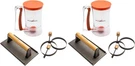 1543 Outdoor Griddle Breakfast Preparation Kit With Pancake Batter Dispenser,. Fixed Price $100.99.