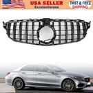 Gtr Style Grille W/camera Fits Mercedes-benz W205 C205 A205 2019-2021 T09. Fixed Price $89.63.