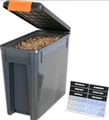 Traeger Grills BAC637 Stay Dry Pellet Storage Bin With Locking Lid, 22LB Capacit. Fixed Price $48.28.