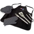 Picnic Time England Patriots Bbq Apron Tote Grill Set Black 635-88-179-194-2. Fixed Price $85.16.