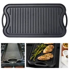 20 X 10 Inch Pre-seasoned Cast Iron Reversible Dual-sided Grill / Griddle. Fixed Price $45.99.