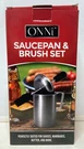 Onni Stainless Steel Sauce Pot & Basting Brush Set For Kitchen Grilling No Bpa. Fixed Price $16.62.